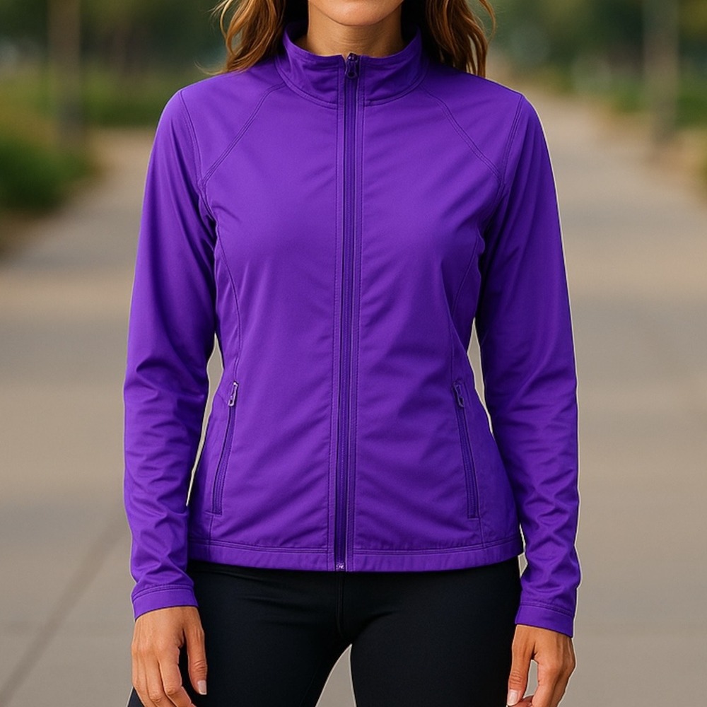 FootJoy | Full Zip Up Performance Purple‎ Athletic Jacket Size Small Gorpcore